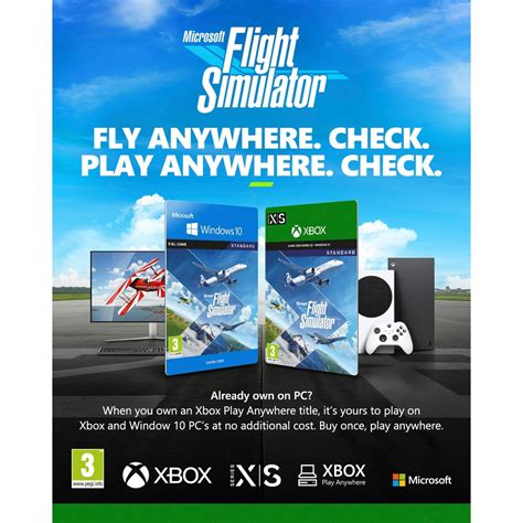 Flight Simulator Xbox Series X S Windows Smyths Toys Uk