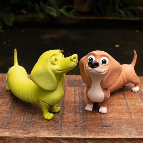 3D Printable SAUSAGE DOG by Rogi Studios