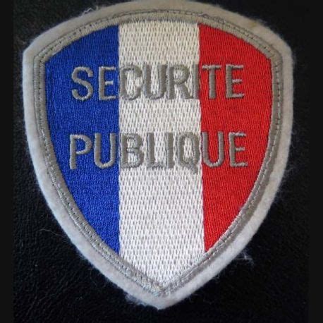 Insigne tissu de la sécurité publique