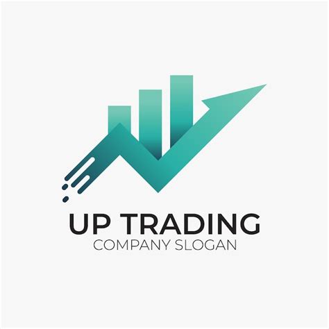 Kostenlose Vektor Up Trading Logo Vorlage Premium Vektor