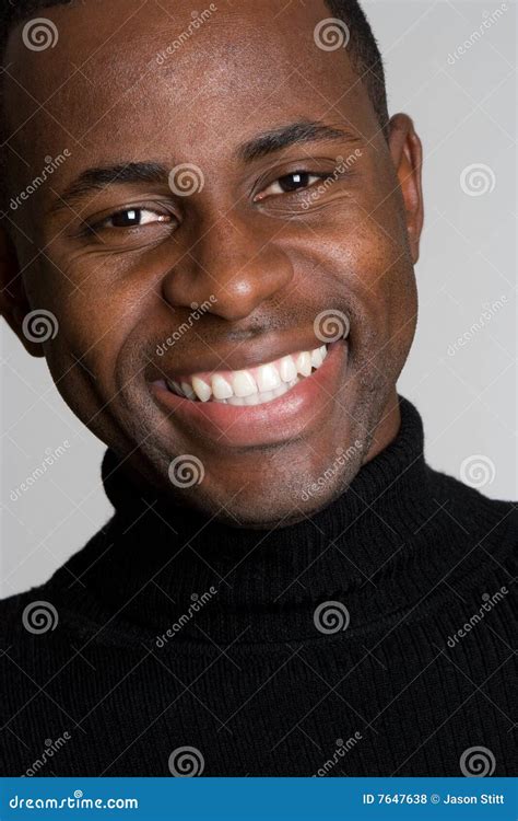 Smiling Black Man stock photo. Image of ethnic, people - 7647638