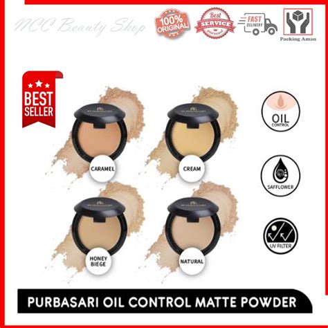 Jual NCC Purbasari Oil Control Bedak Matte Powder Hydra Series