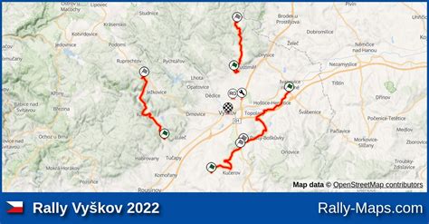 Mapy Zaplanuj Rally Vyškov 2022 RajdTrasa pl