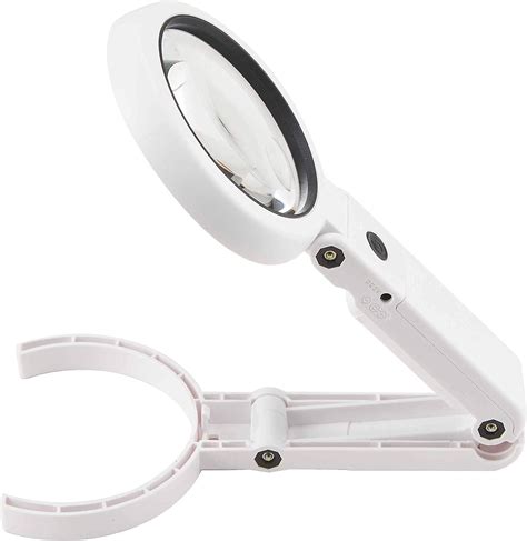 Loupe De Poche X X Avec Lumires Led Loupe De Table Avec Support