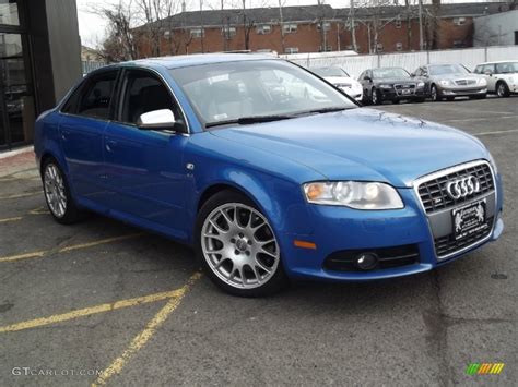 2006 Sprint Blue Pearl Effect Audi S4 4 2 Quattro Sedan 77398792 Photo 2 Car