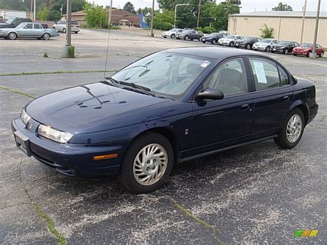 1998 Dark Blue Pearl Metallic Saturn S Series Sl2 Sedan 30816776 Photo