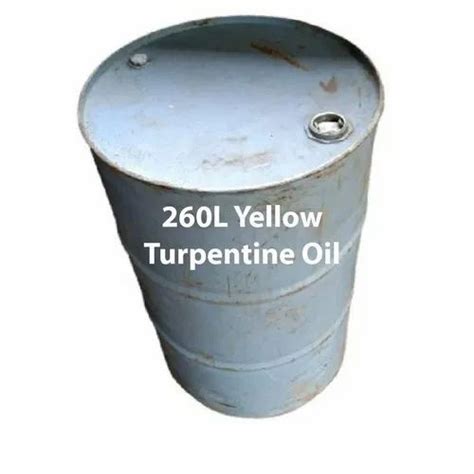 L Yellow Turpentine Oil For Paint Packaging Type Barrel At Rs