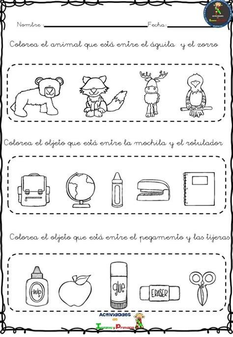 Librito Para Colorear Conceptos Preschool Education Print