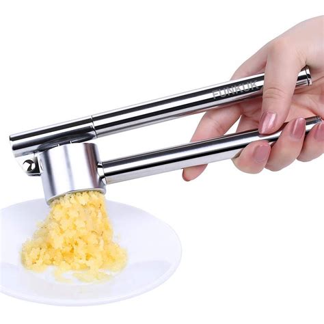 Funkuk Stainless Steel Garlic Press Garlic Garlic Press Garlic