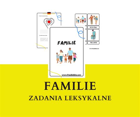 Zadania Leksykalne Familie Fraubielska