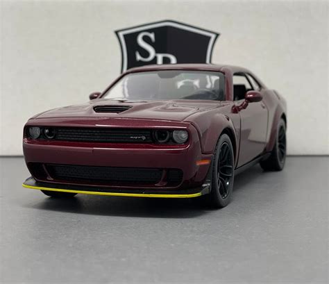 Dodge Challenger Srt Hellcat Widebody Motormax 124 Diecast Etsy Uk