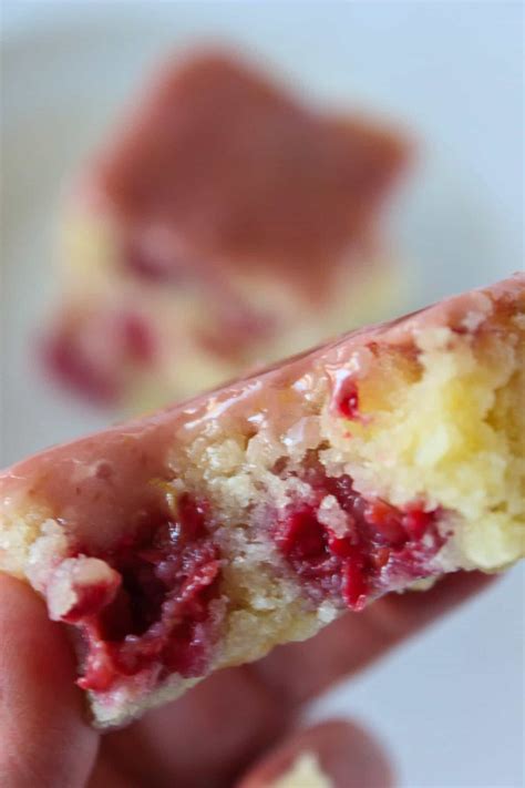 Raspberry Lemonade Bars Recipe Practically Homemade