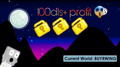 Growtopia 100 Dls PROFIT In Less Than 1 Month Buy Sell Ft