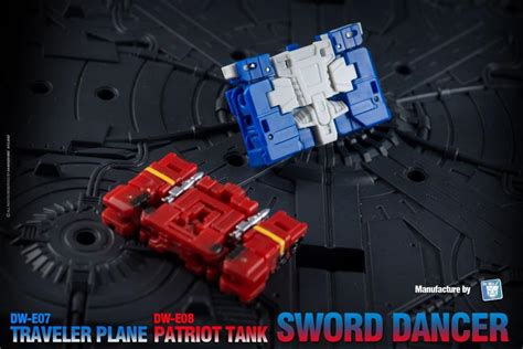 Dr Wu Sword Dancer DW E07 Traveler Plane DW E08 Patriot Tank Set Of