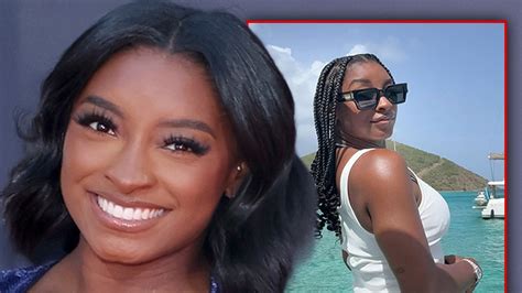 Simone Biles Stuns In Bikini On Yacht Sends Husband Fans Into Frenzy