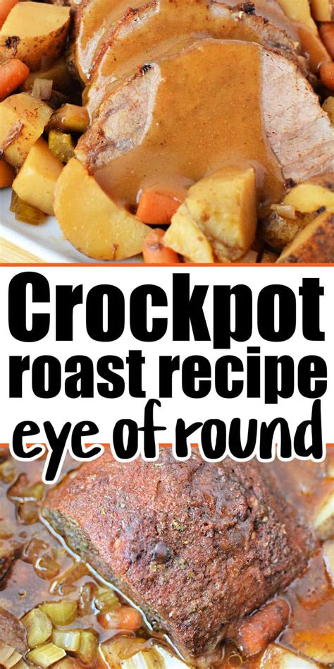 How to Cook Eye of Round Roast Slow Cooker with Gravy