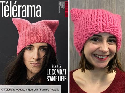 Le pussy hat anti Trump en couverture de Télérama Femme Actuelle Le MAG