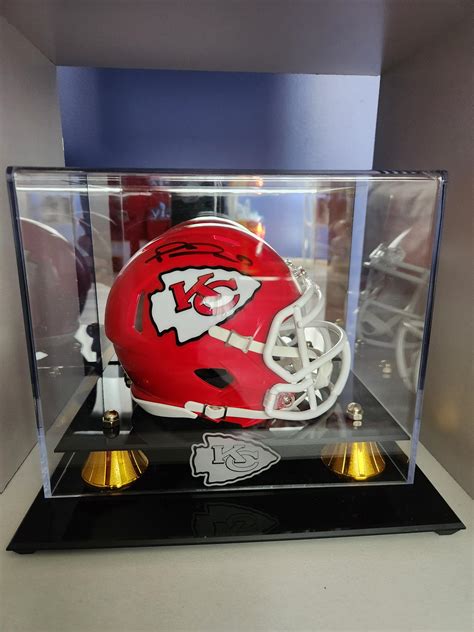 patrick mahomes autographed mini helmet :) : r/Autographs