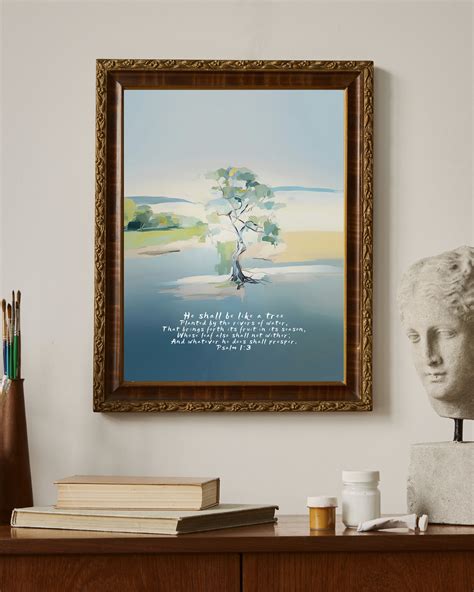 Digital DOWNLOAD Psalm 1 Tree Psalms 1 Christian Landscape - Etsy