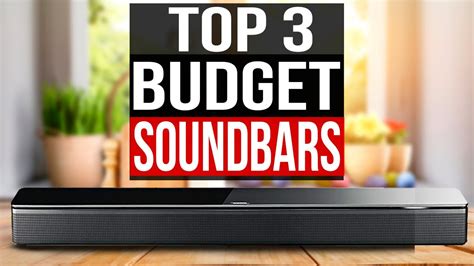 TOP 3 Best Budget Soundbars 2022 YouTube