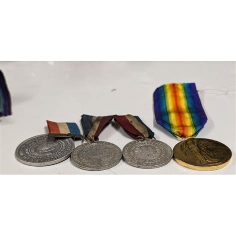 Collection Of Assorted WWI II Medals Plus Others And Some Loose Ribbons