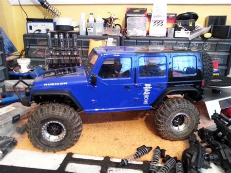 Axial Scx10 Jeep Wrangler Rubicon My New Upgraded Rc Car Youtube