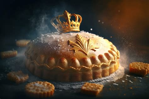 Golden Tarte Des Rois Traditional French Cake For La Fete Des Rois