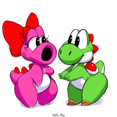 Yoshi And Birdo In Love