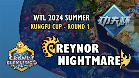 Reynor Vs Nightmare Zvp Wtl Summer Kungfu Cup Round Open