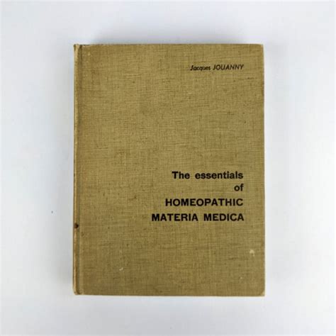 The Essentials Of Homeopathic Materia Medica The Book Merchant Jenkins