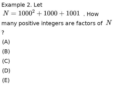 Solved Example 2 Let N 1000 2 1000 1001n 1000 How Many Positive