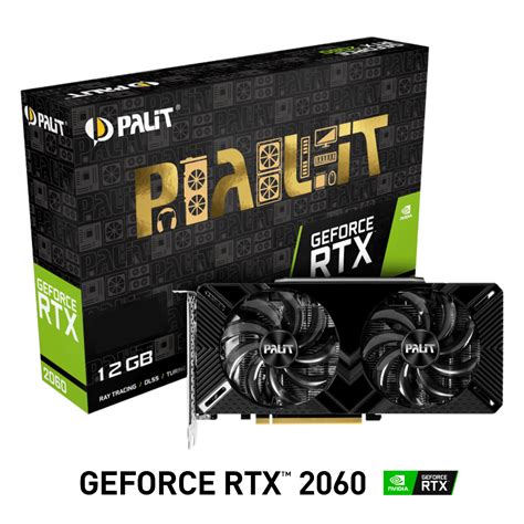 Tarjeta De Video Nvidia Geforce Rtx 2060 12gb Gddr6 Palit Dual