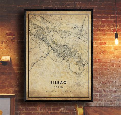 map of spain with bilbao 3