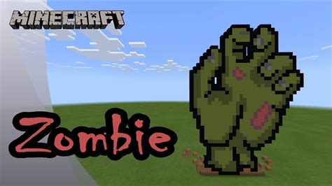 Minecraft Zombie Face Pixel Art