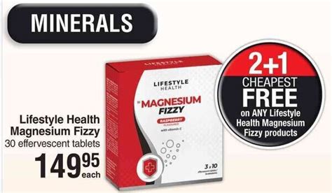 Lifestyle Health Magnesium Fizzy Effervescent Tablets Offer At Dis Chem