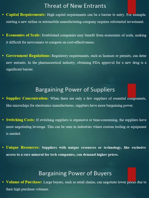 (Unit 2) Porter's Five Forces Examples | PDF | Financial Markets ...