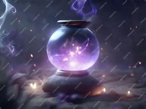 Premium Ai Image A Magical Jar Background