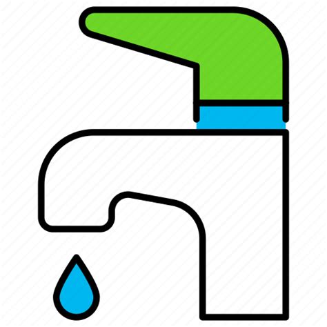 Water Tap Eco Green Environment Drop Ecology Icon Download On