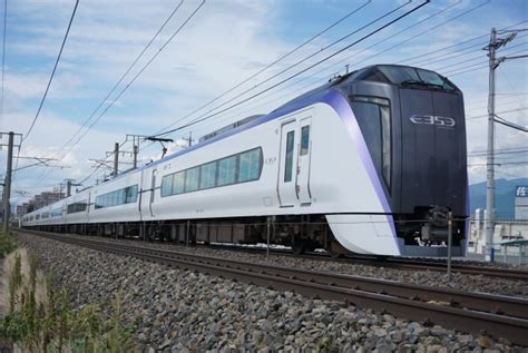 Jr東日本e353系電車 あずさ クハe353 17 広丘駅 鉄道フォト・写真 By E4系p82編成さん レイルラボraillab