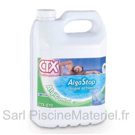 Anti Algues Piscine Alga Stop Triple Action CTX570 Bidon 5L