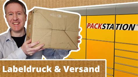 So Druckt Man Paketaufkleber An Der Packstation Gr E Der F Cher