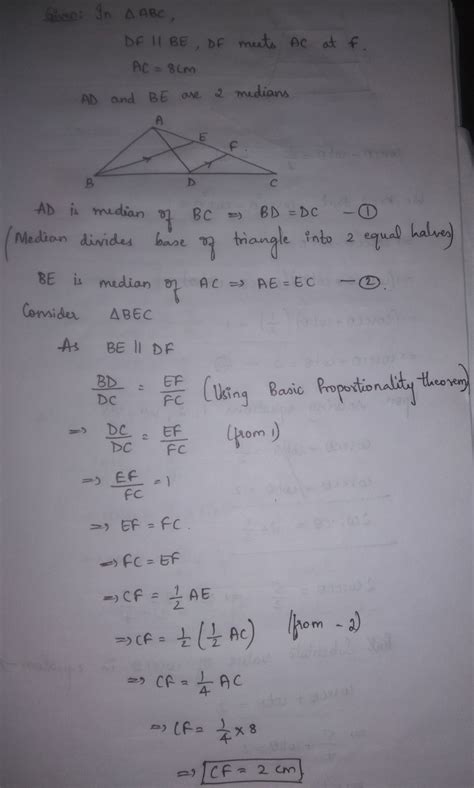 Please Help Me To Solve This Sum Experts Please Experts Please Chapter Transversal And Mid Point