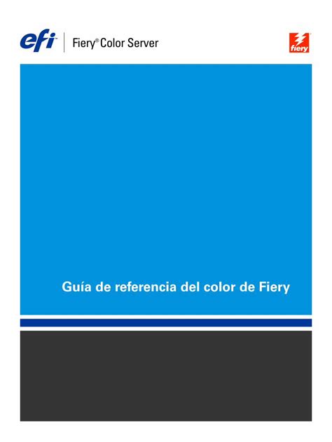 PDF Guía de referencia del color de Fiery Xeroxdownload support