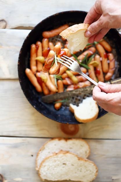 Premium Photo Fried Sausages With A Crispy Crust Beer Snack German