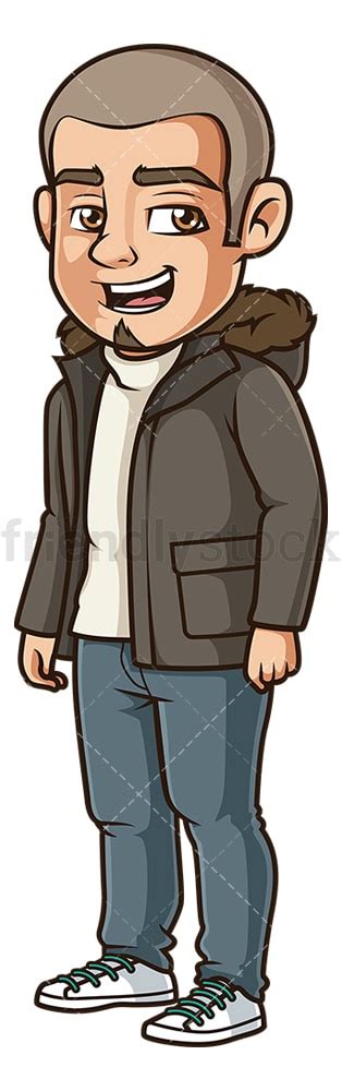 People Wearing Coats Clipart