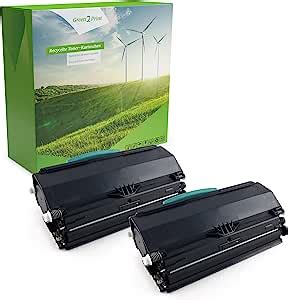 Green2Print Toner Set 2 Cartouches 2X 3500 Pages Remplace Lexmark