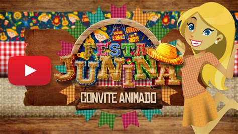 Convite Virtual Animado para Festa Junina Grátis EDITÁVEL verloop io