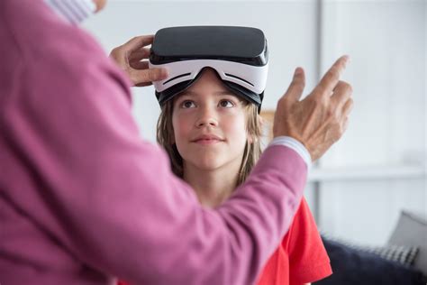 A Girl Wearing a Virtual Reality Goggles · Free Stock Photo