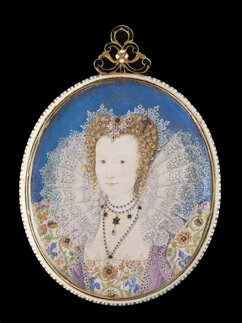 Nicholas Hilliard A Portrait Of A Lady Of Court Renaissance