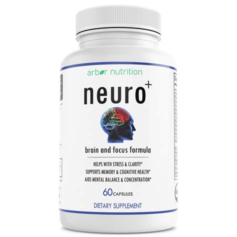 Arbor Nutrition Neuro Plus Dmae Formula Boost Focus Improve Brain